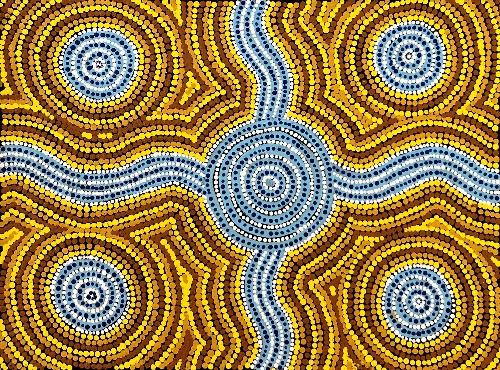 Ngalyipi Jukurrpa (Snake Vine Dreaming) - Purturlu - AJHWU2738/22