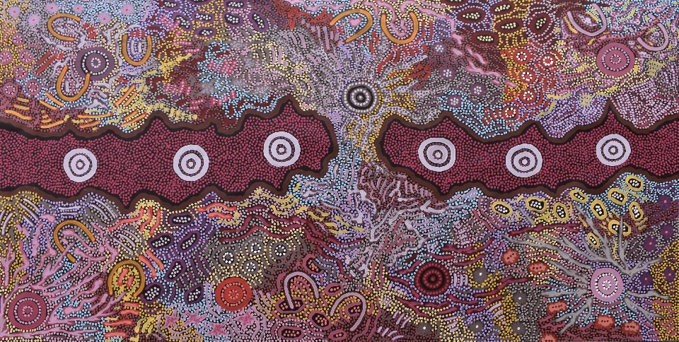 Grandmother's Country - APNU24482 by Azeza Possum Ramzan