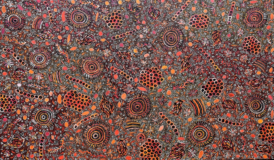 My Country - Awelye - BGKFD78/0121 by Belinda Golder Kngwarreye