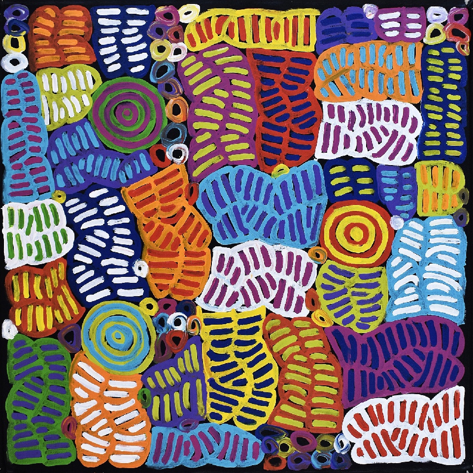 Awelye and Bush Melon - BMBGC1018 by Betty Mbitjana