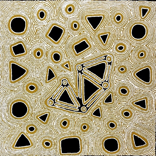 Janganpa Jukurrpa (Brush-tail Possum Dreaming) - Mawurrji - CHMWU4714/22 
