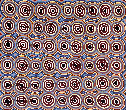 Janganpa Jukurrpa (Brush-tail Possum Dreaming) - Mawurrji - CHMWU6596/22