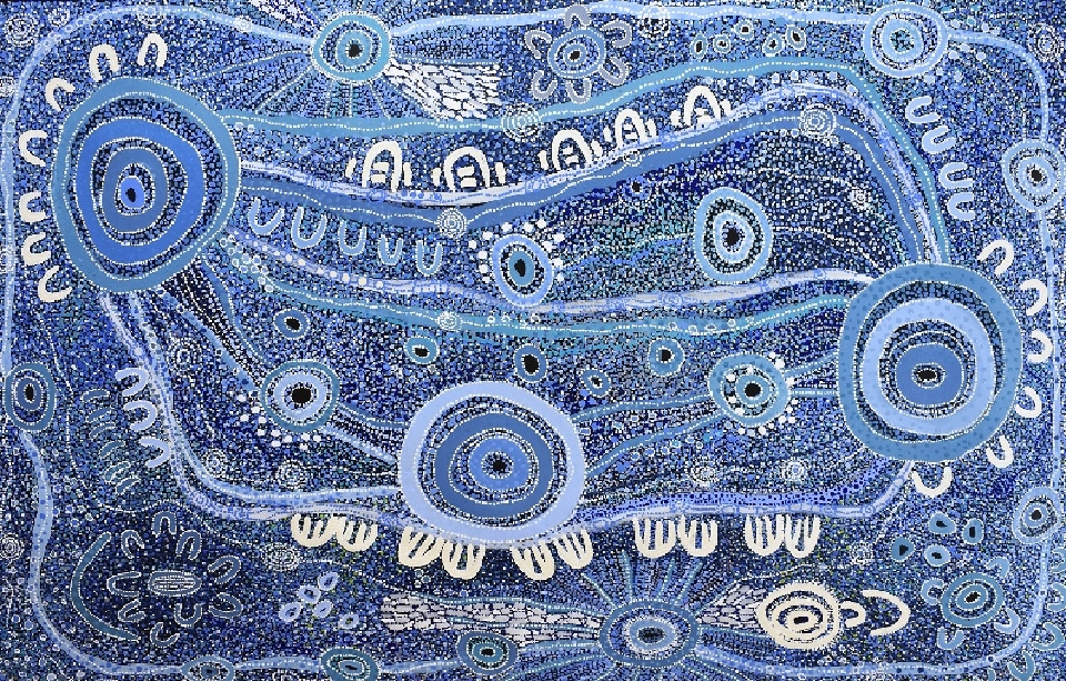 Women's Business - Old Time Way - CPWG0566 by Charmaine Pwerle