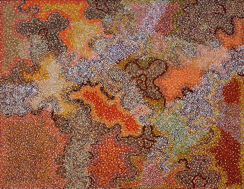 Ngapa Jukurrpa (Water Dreaming) - Puyurru - CNRWU4177/16