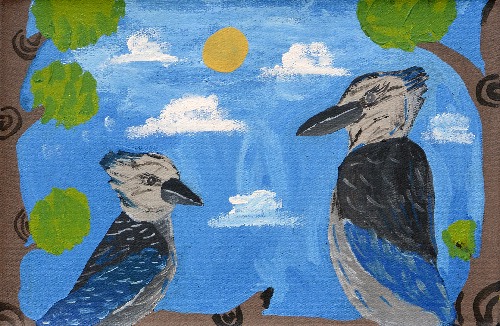 Jurlpu Kuja Kalu Nyinami Yurntumu-wana (Birds that live around Yuendumu) - CHGWU3300/18