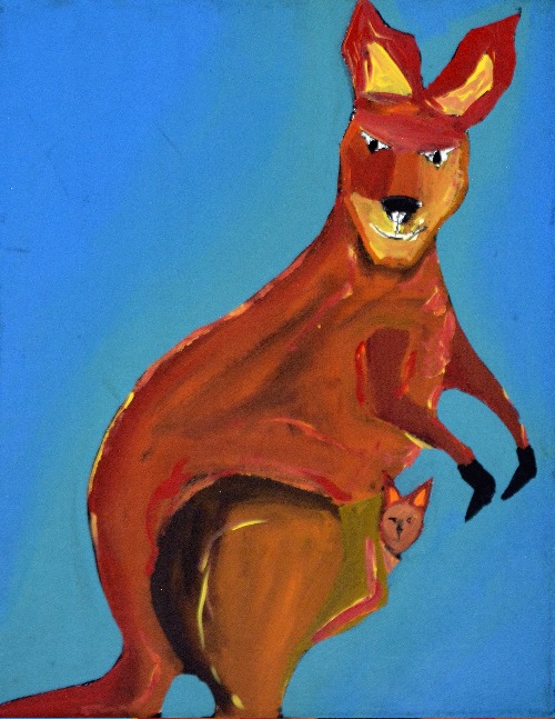 Marlu Jukurrpa (Red Kangaroo Dreaming) Yarnardilyi & Jurnti - CHGWU5652/19
