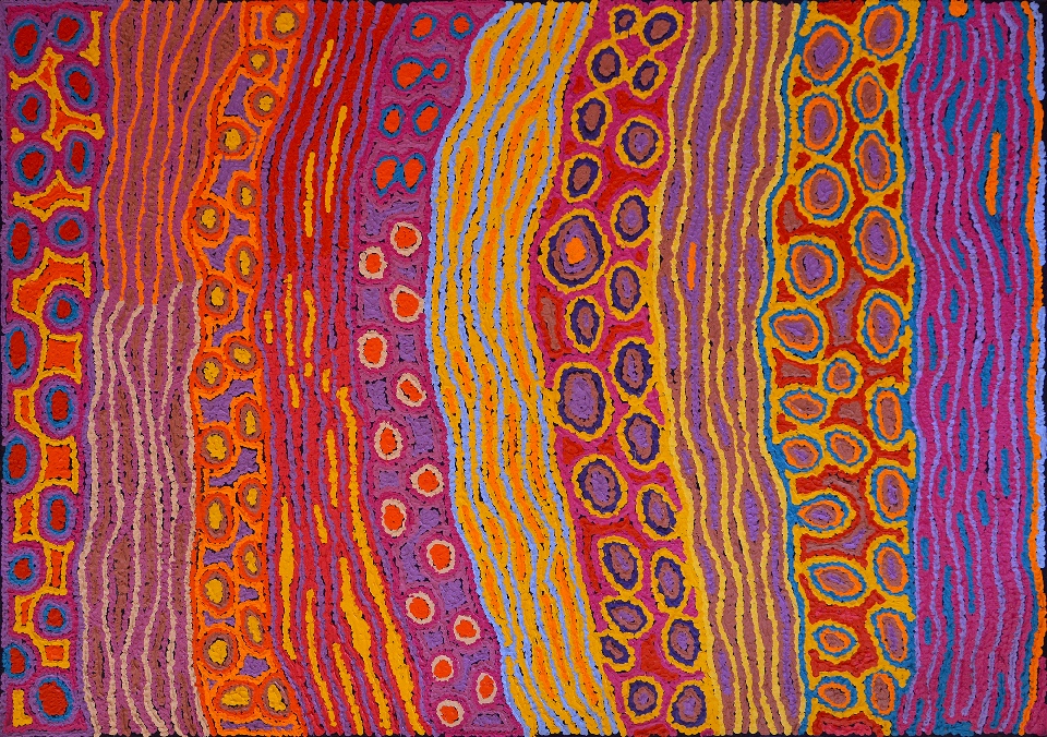 Lappi Lappi Jukurrpa (Lappi Lappi Dreaming) - CNMWU478/14ny by Christine Napanangka Michaels