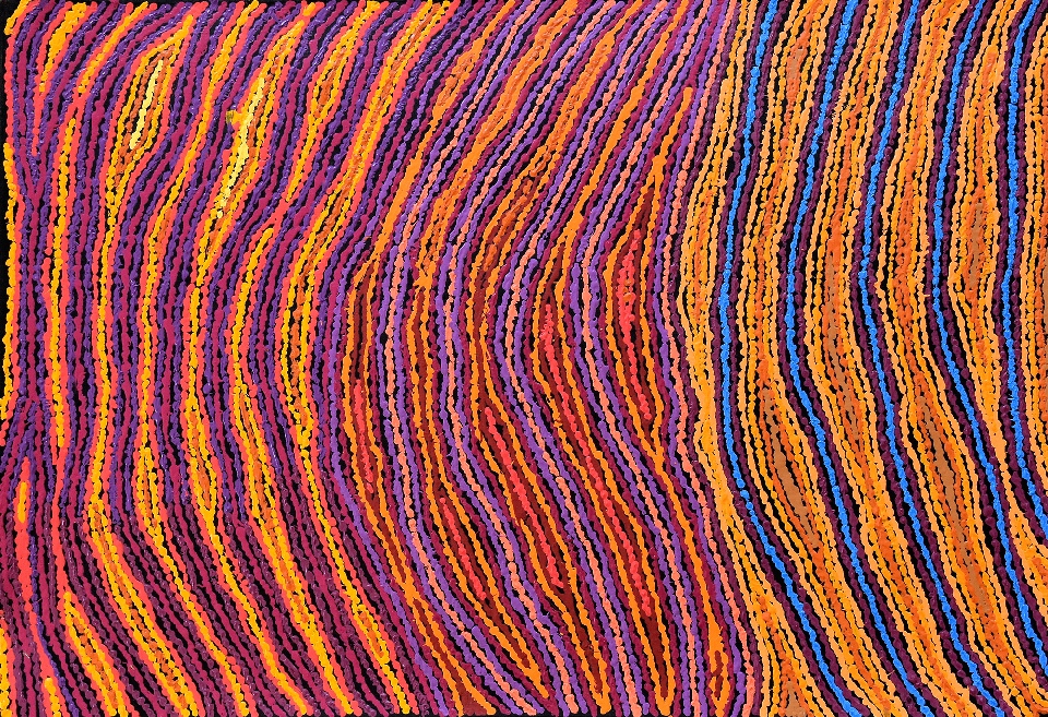 Lappi Lappi Jukurrpa (Lappi Lappi Dreaming) - CNMWU2909/20ny by Christine Napanangka Michaels