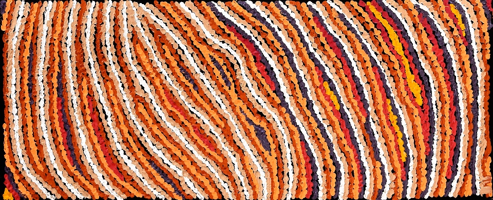 Lappi Lappi Jukurrpa (Lappi Lappi Dreaming) - CNMWU2032/20ny by Christine Napanangka Michaels