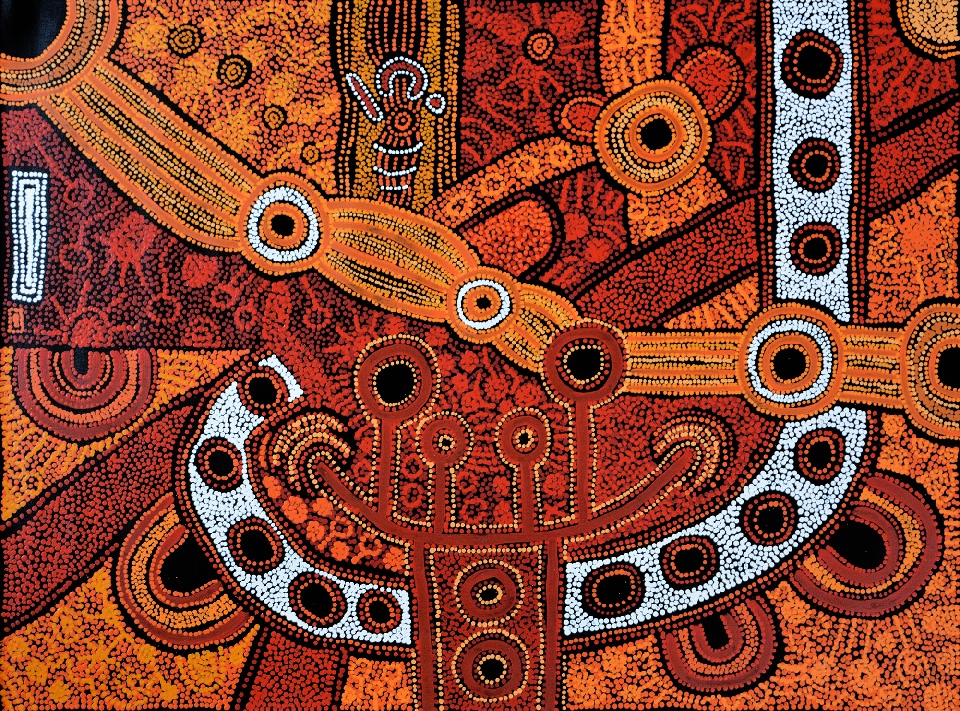 Minma Marlilu Tjukurrpa - CTUG0018 by Clarise Tunkin