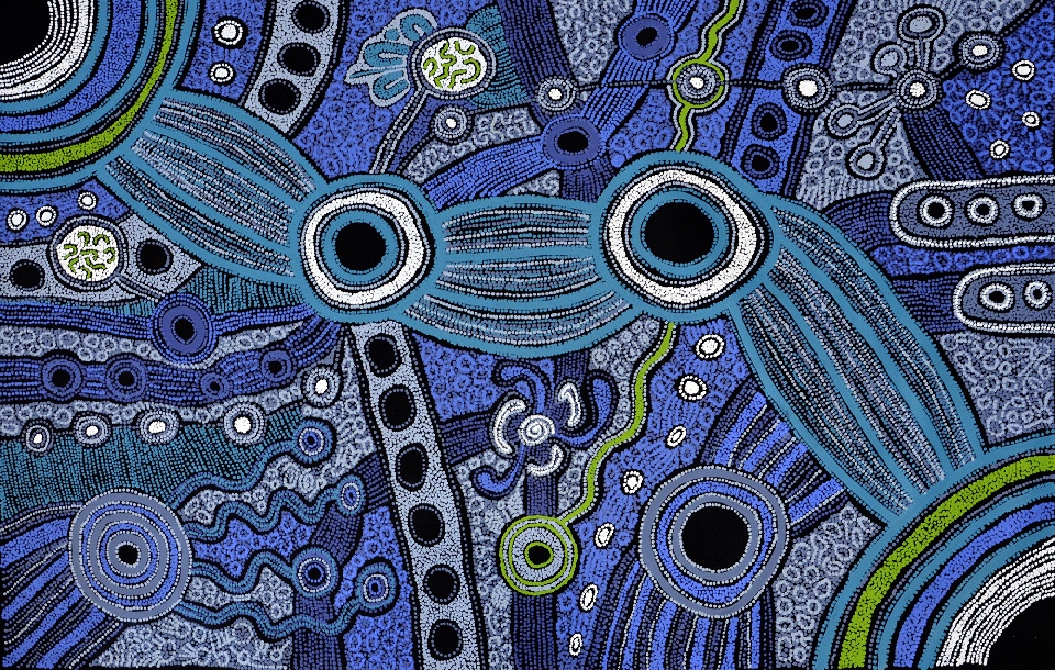 Minma Marlilu Tjukurrpa - CTUG0040 by Clarise Tunkin