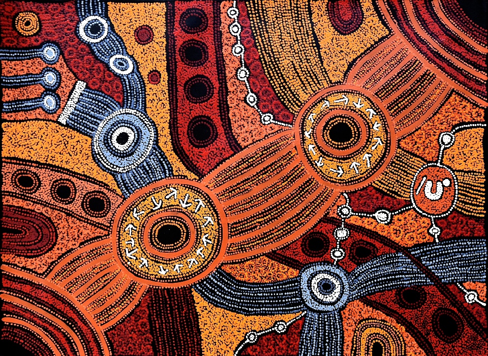 Minma Marlilu Tjukurrpa - CTUG0056 by Clarise Tunkin