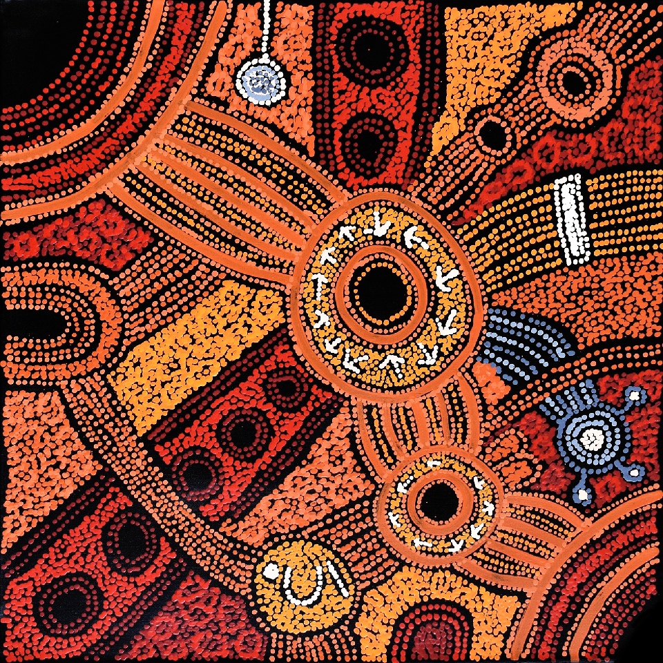 Minma Marlilu Tjukurrpa - CTUG0057 by Clarise Tunkin