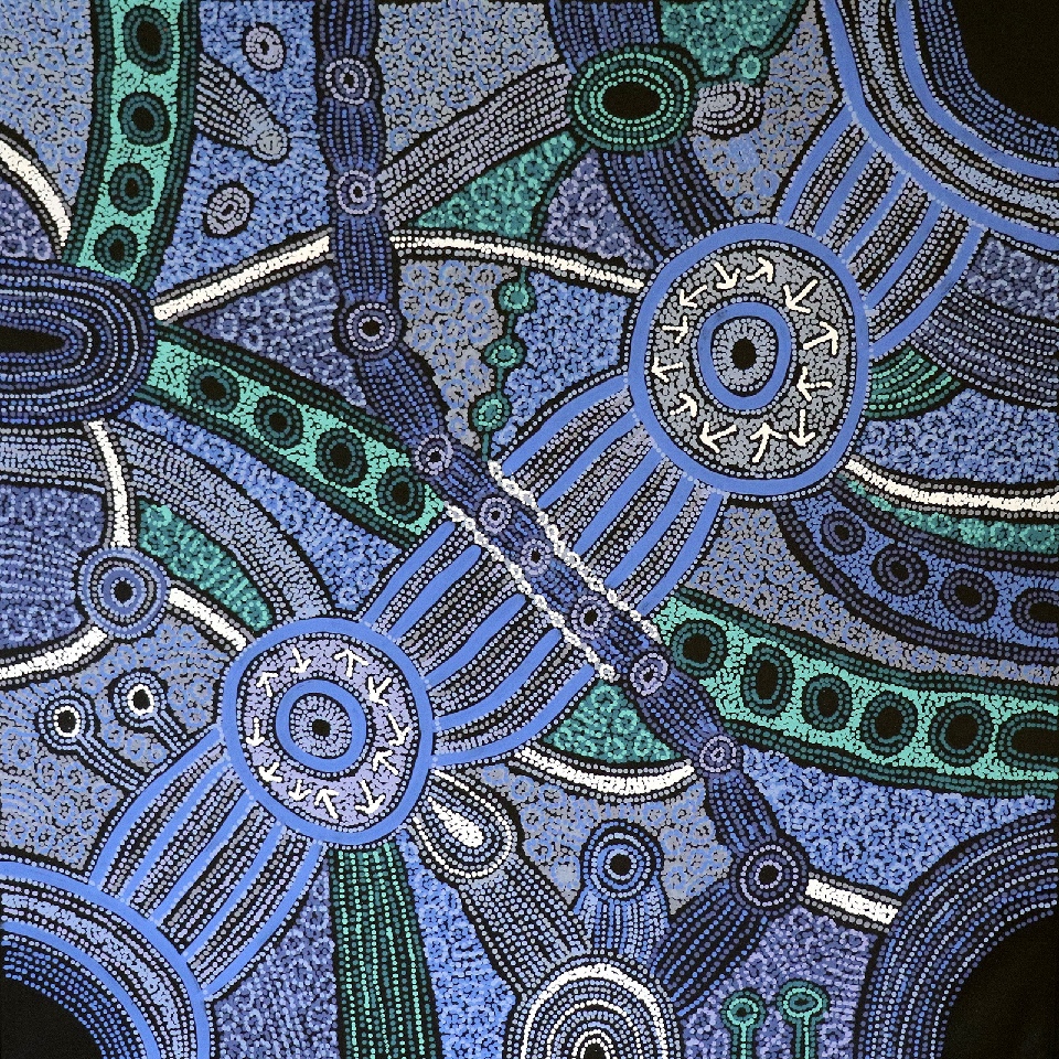 Minma Marlilu Tjukurrpa - CTUG0066 by Clarise Tunkin