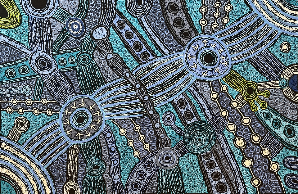 Minma Marlilu Tjukurrpa - CTUAR2117 by Clarise Tunkin