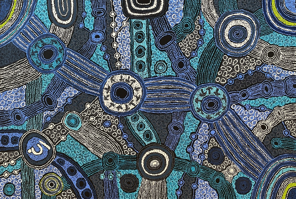 Minma Marlilu Tjukurrpa - CTUAR2144 by Clarise Tunkin