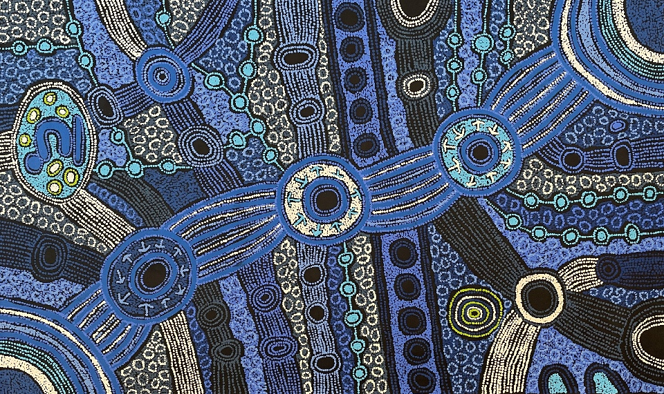 Minma Marlilu Tjukurrpa - CTUAR2147 by Clarise Tunkin