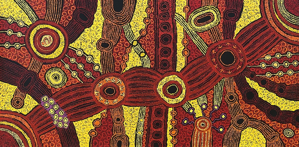 Minma Marlilu Tjukurrpa - CTUAR2148 by Clarise Tunkin