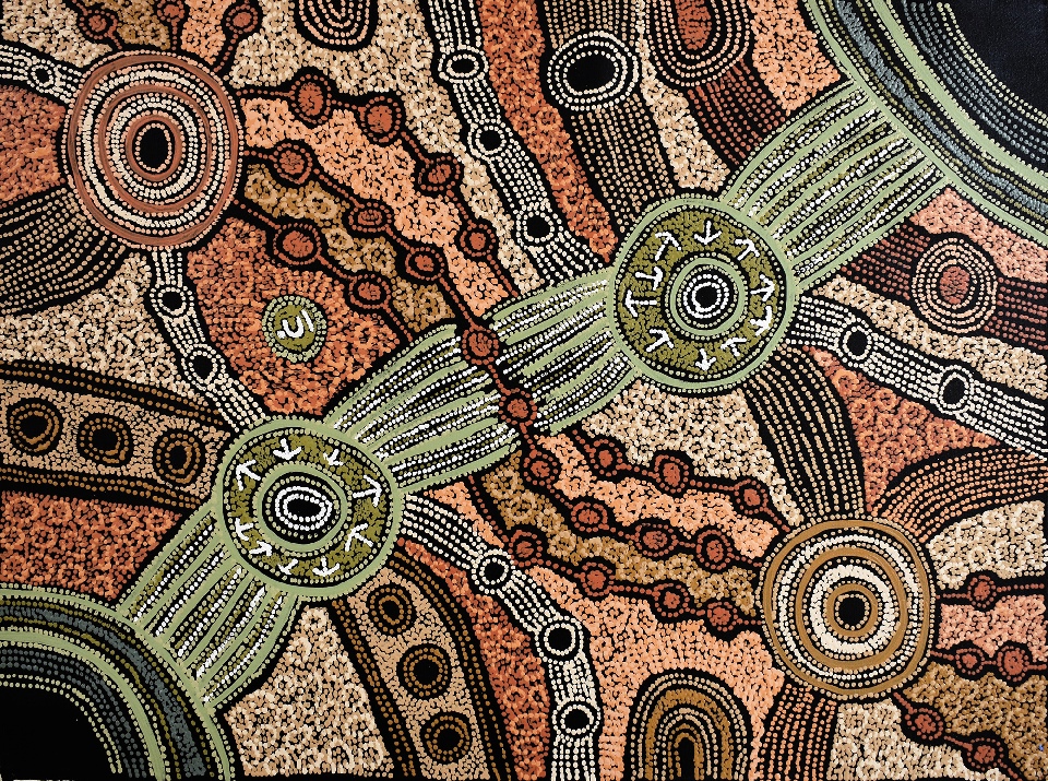 Minma Marlilu Tjukurrpa - CTUJ0001 by Clarise Tunkin