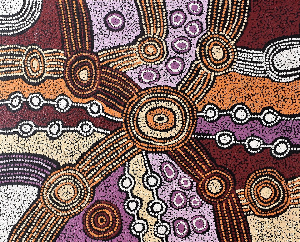 Minma Marlilu Tjukurrpa - CTUFD82/0124 by Clarise Tunkin