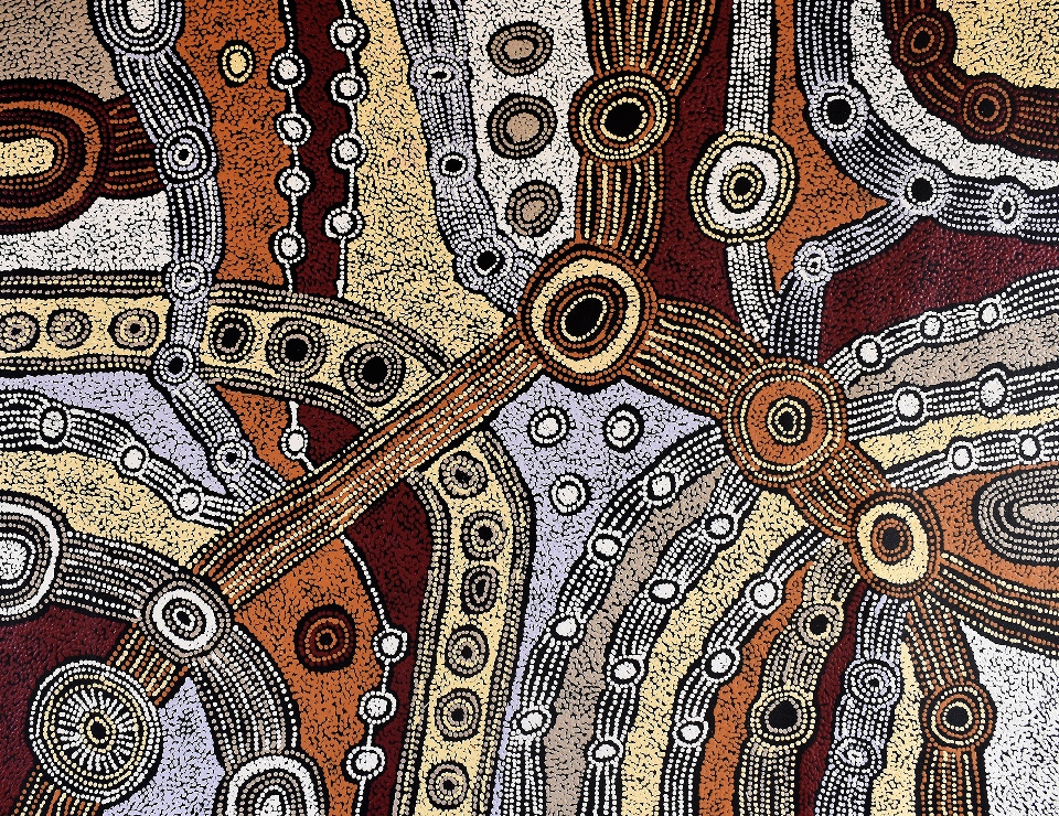 Minma Marlilu Tjukurrpa - CTUFD85/0224 by Clarise Tunkin