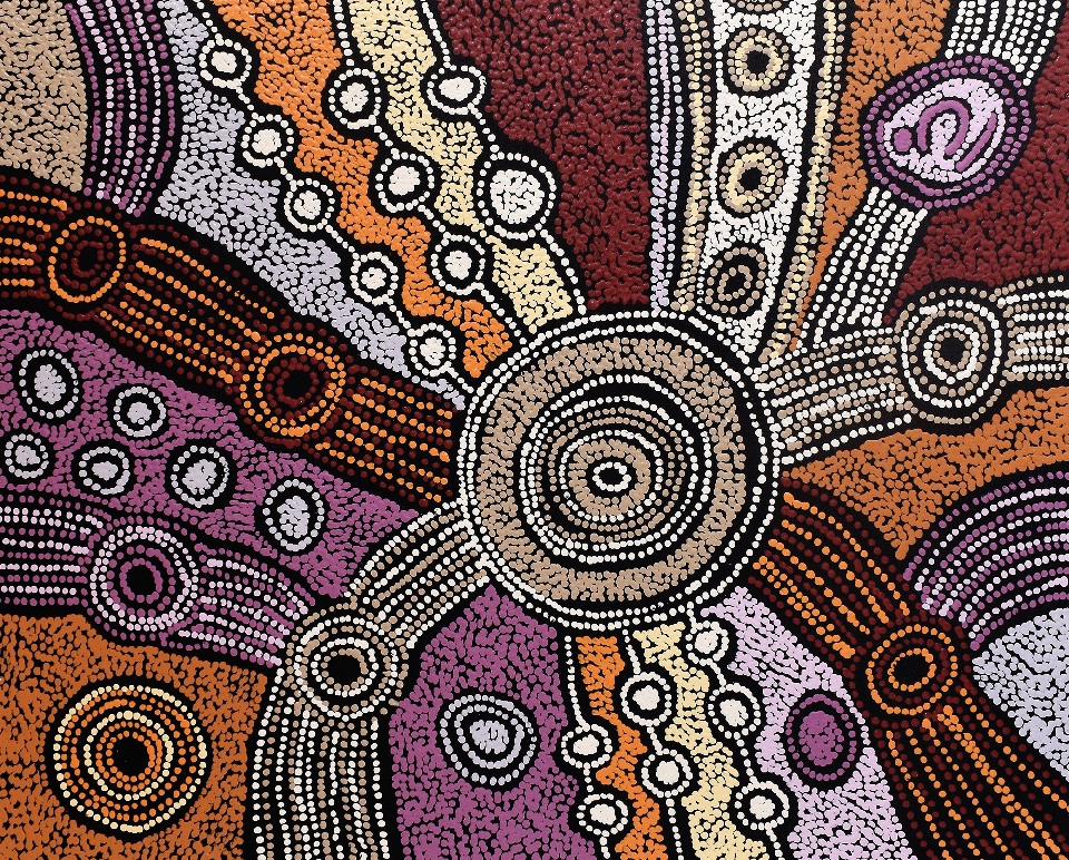 Minma Marlilu Tjukurrpa - CTUFD89/0224 by Clarise Tunkin