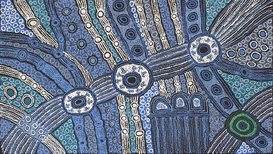 Minma Marlilu Tjukurrpa - CTUG0110 by Clarise Tunkin
