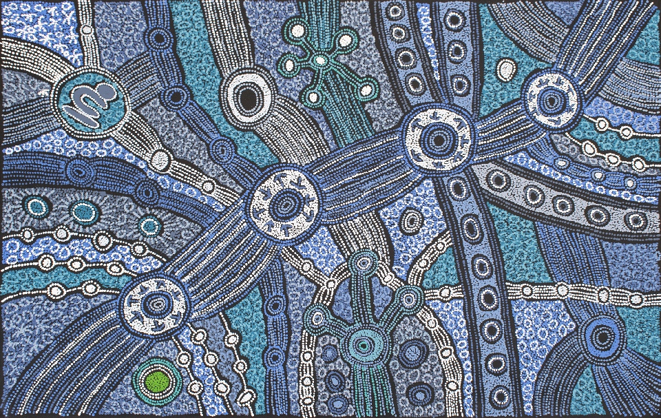 Minma Marlilu Tjukurrpa - CTUG0112 by Clarise Tunkin