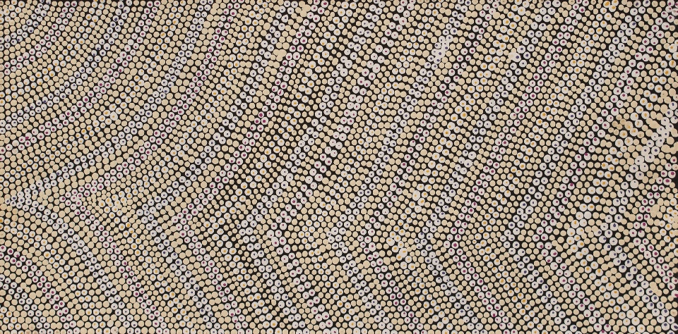 Yuparli Jukurrpa (Bush Banana Dreaming) - DNSWU4002/24 by Drusilla Nangala Spencer