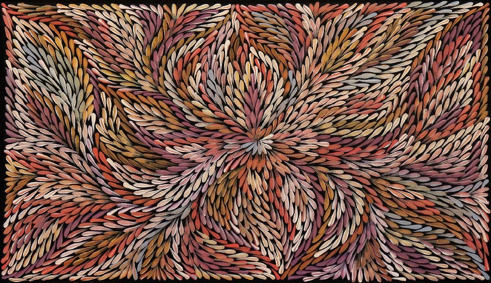 Bush Yam Leaves - DLPG0235 by Dulcie Long Pula