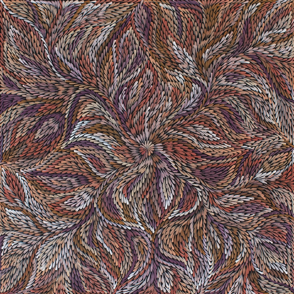 Bush Yam Leaves - DLPJ0002 by Dulcie Long Pula