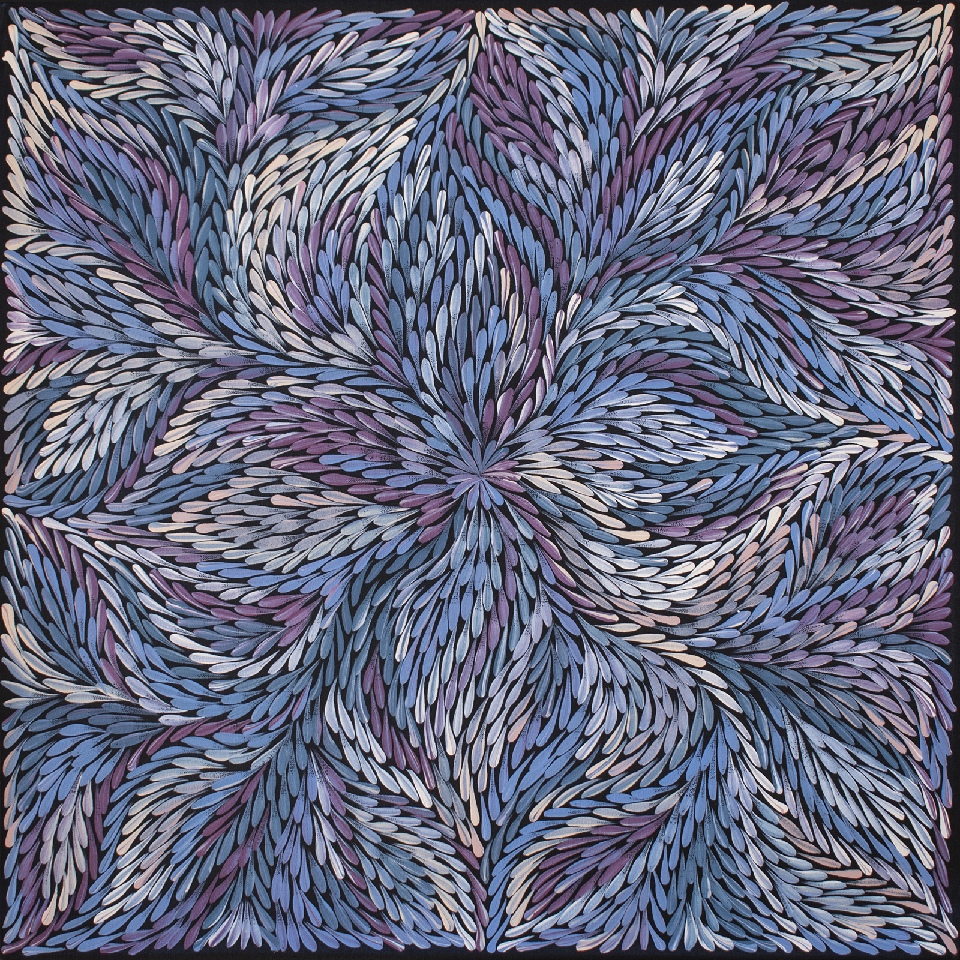 Bush Yam Leaves - DLPJ0053 by Dulcie Long Pula