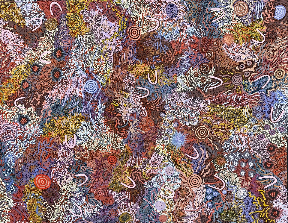 Grandmother's Country - GPNU18700 by Gabriella Possum Nungurrayi