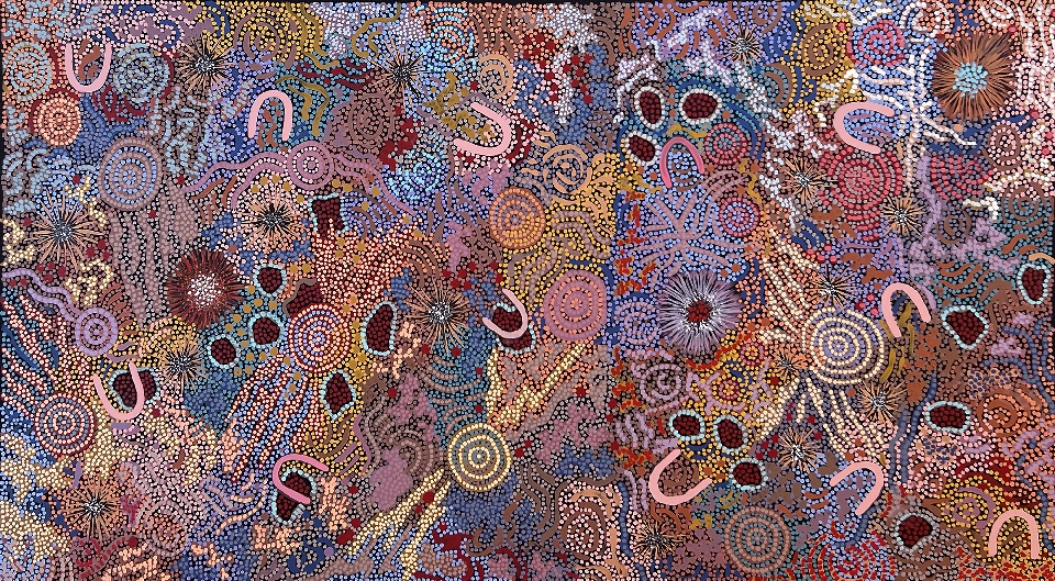 Grandmother's Country - GPNU223250 by Gabriella Possum Nungurrayi