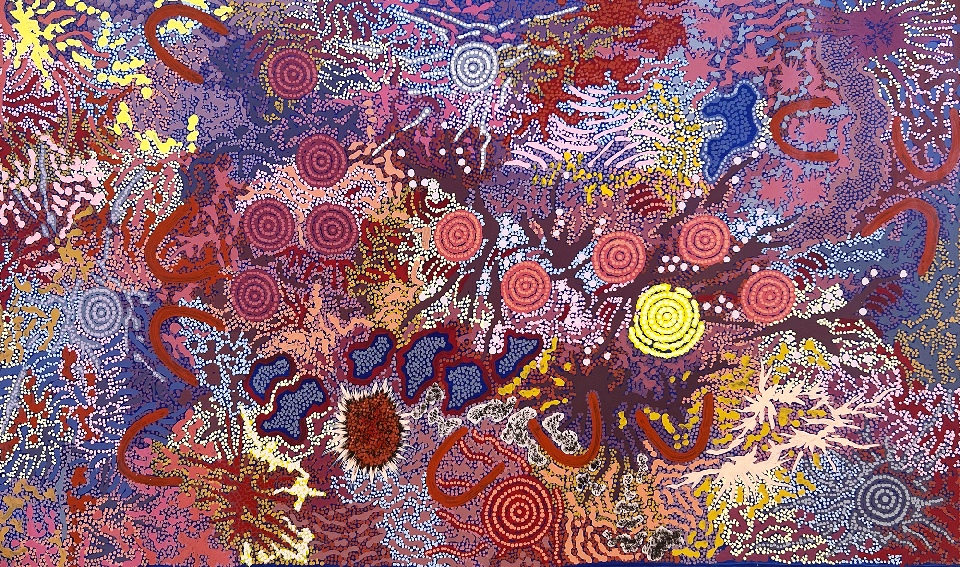 Grandmother's Country - GPNMG1019 by Gabriella Possum Nungurrayi