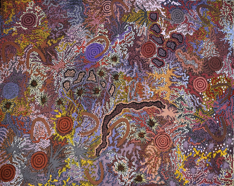 Grandmother's Country - GPNGC1023 by Gabriella Possum Nungurrayi