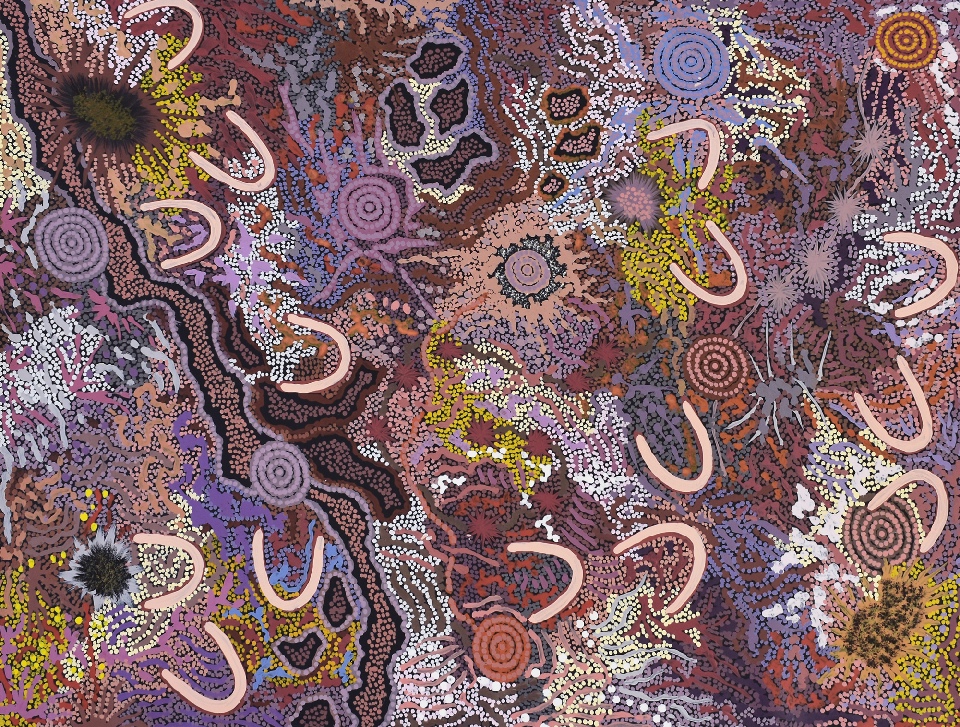Grandmother's Country - GPNMG1022 by Gabriella Possum Nungurrayi