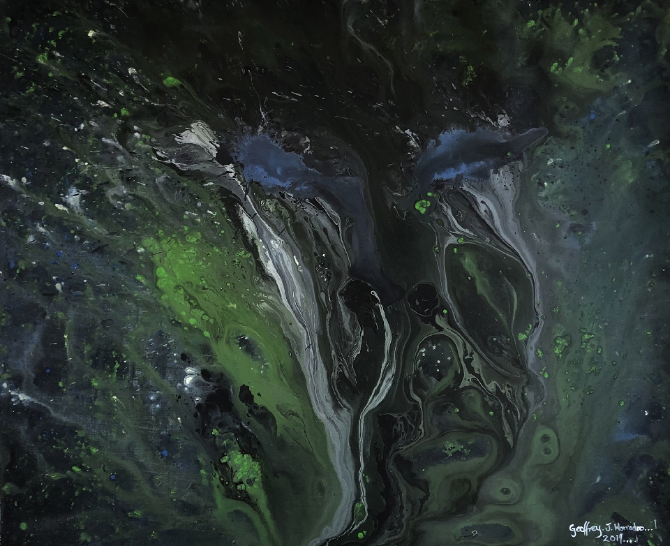 Ancestral Whispers - GWALR21-170 by Geoffrey Warradoo