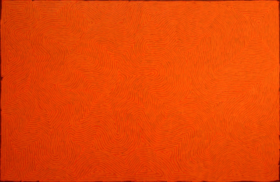 Tingari - GHTG0012 by George Hairbrush Tjungurrayi