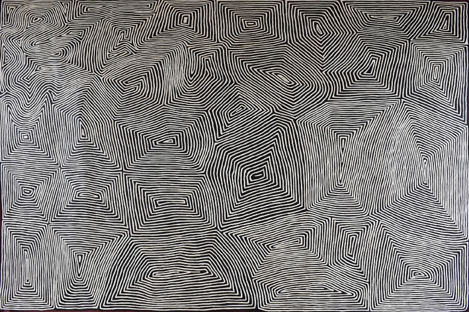 Tingari - GHTS021 by George Hairbrush Tjungurrayi