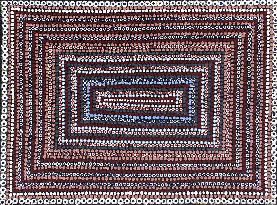 Bush Tucker - GBRWU4276/22 by Glenda Nangala Briscoe