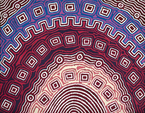 Lukarrara Jukurrpa (Desert Fringe-rush Seed Dreaming) - GGIWU2139/23