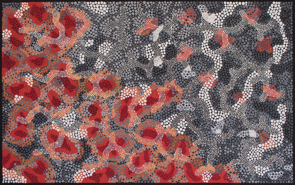 Yarunya Jahlow Travelling Fire 
(Burning off the Land) - GOUJ0001 by Goompi Ugerabah
