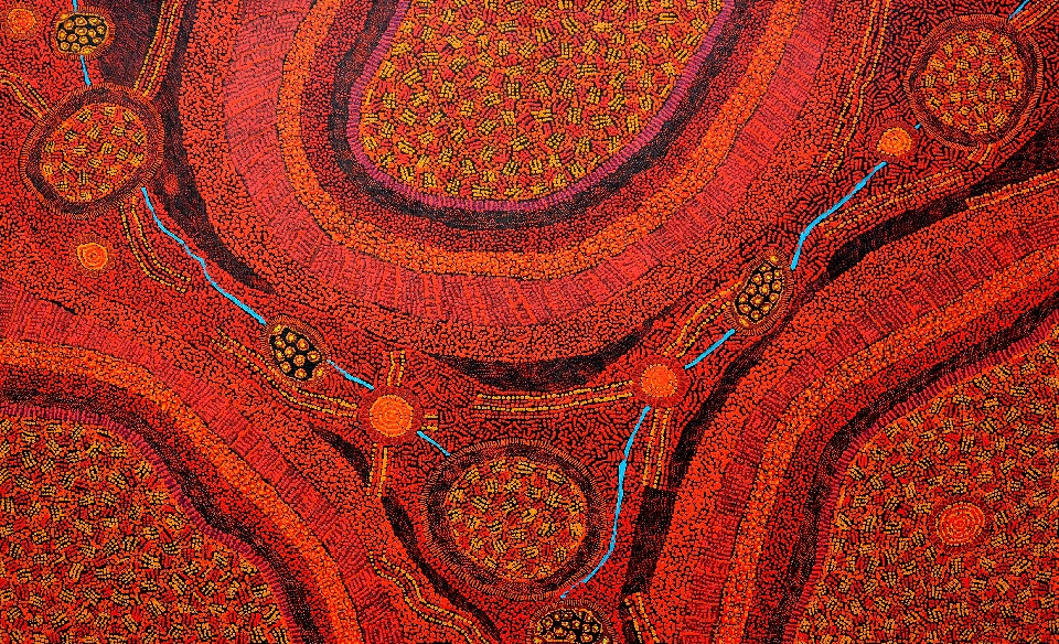 Muntati (Grandmother's Country) - GWNG0104 by Gracie Ward Napaltjarri