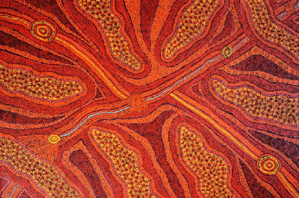 Muntati (Grandmother's Country) - GWNG0150 by Gracie Ward Napaltjarri