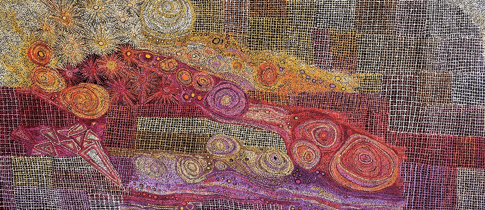 Syaw and Sun Mat - HMCG0303 by Helen McCarthy Tyalmuty