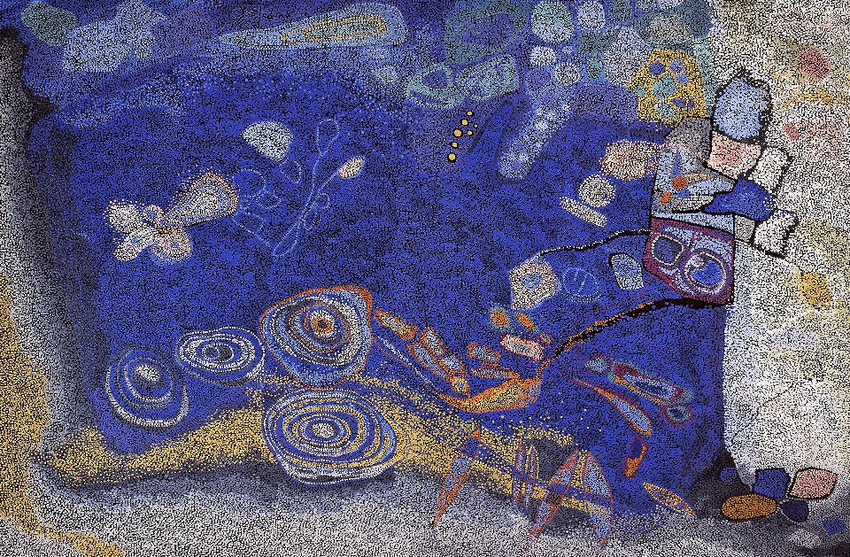 Reef Fishing - HMCG0322 by Helen McCarthy Tyalmuty