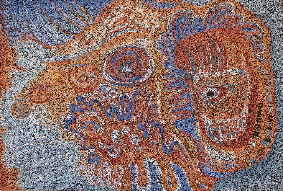 Saltwater People's Journey - HMCG0342 by Helen McCarthy Tyalmuty