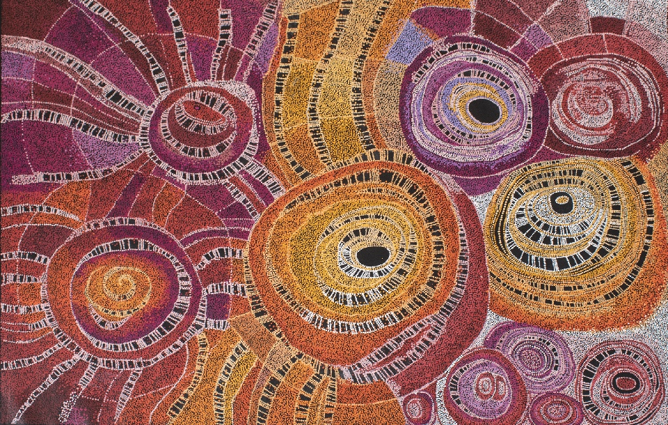 Sun Mats in Bush Colours - HMCG0344 by Helen McCarthy Tyalmuty