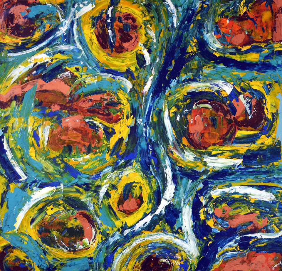South East Winds Blowing Against The Sacred Rocks - IRNG18-737 by Irene Namok